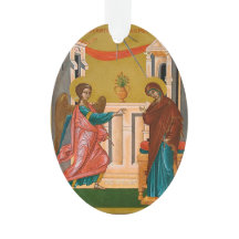 Annunciation av den Theotokos prydnaden