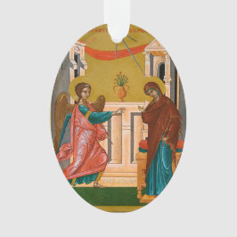 Annunciation av den Theotokos prydnaden