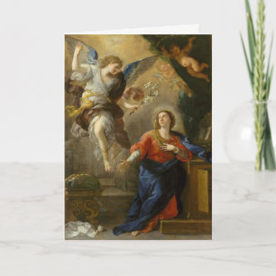 Annunciation av den välsignade jungfruliga Maryen Kort