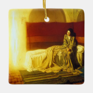Annunciation av Henry Ossawa Tanner, 1898 Julgransprydnad Keramik