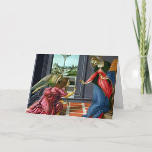 Annunciation av Sandro Botticelli Kort