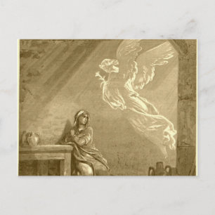 Annunciation av välsignade jungfruliga Mary Vykort