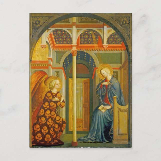 Annunciation, c. 1423-24 vykort (Framsida)