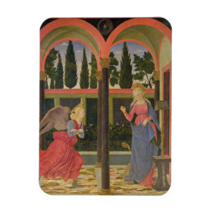 Annunciation c.1457 (tempera på panel) magnet