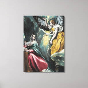 Annunciation El Greco Canvastryck