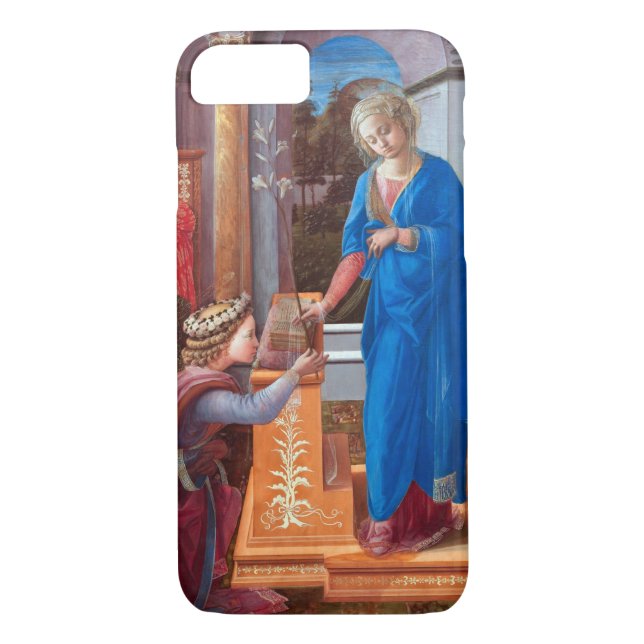 Annunciation, Filippo Lippi, 1440 Case-Mate iPhone Skal (Baksida)