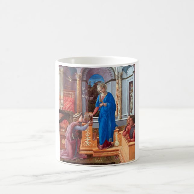 Annunciation, Filippo Lippi, 1440 Kaffemugg (Center)