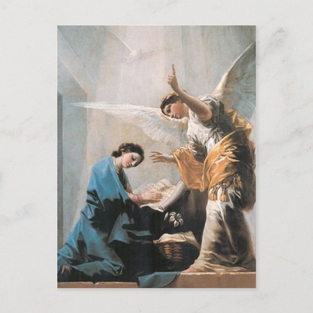 Annunciation - Francisco José de Goya Vykort (Framsida)