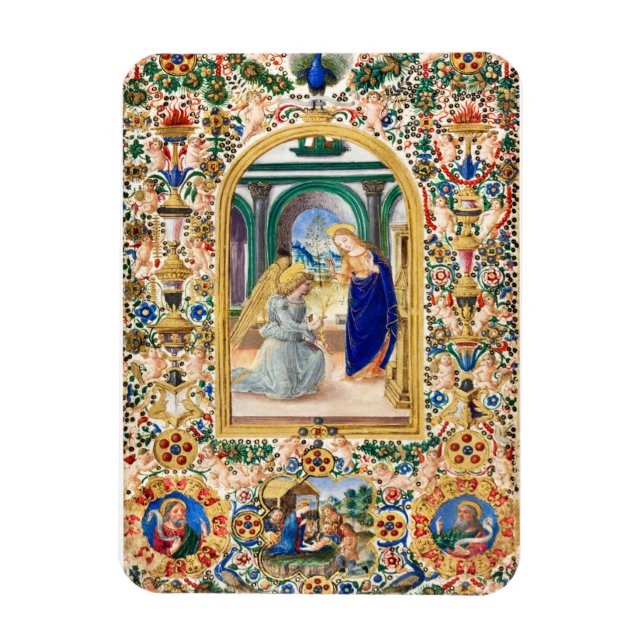 Annunciation jul magnet (Vertikal)
