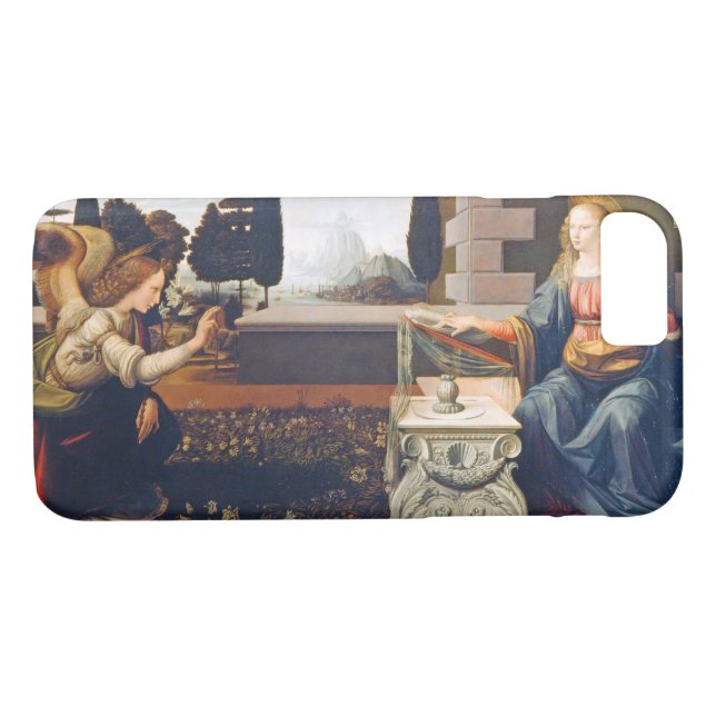Annunciation, Leonardo da Vinci, 1472-1473 Case-Mate iPhone Skal (Baksida (horisontal))