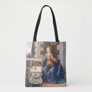 Annunciation, Leonardo da Vinci, 1472-1473 Tygkasse