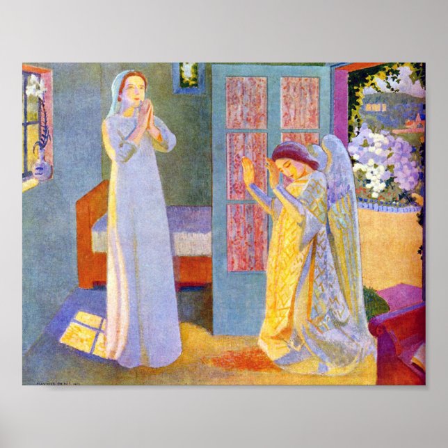 Annunciation Maurice Denis Poster (Framsidan)