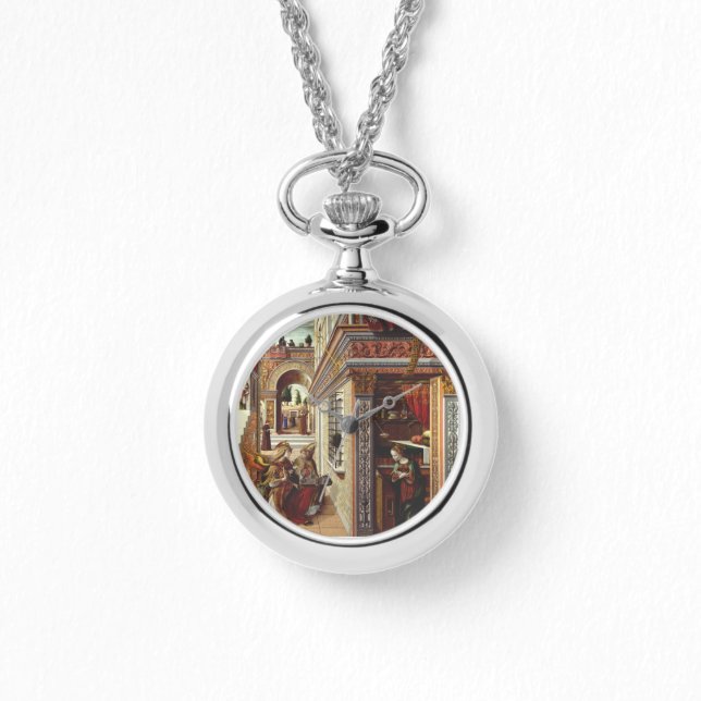 Annunciation med Saint Emidius Armbandsur (Framsida)