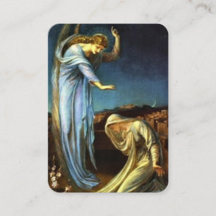 Annunciation och Angelus Prayer Card Visitkort