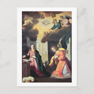 Annunciation (olja på canvas) vykort