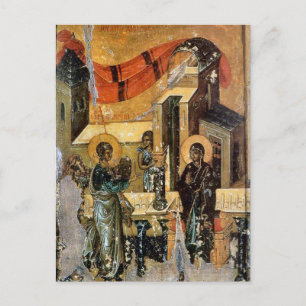 Annunciation Ortodox Christian Byzantine Icon Vykort