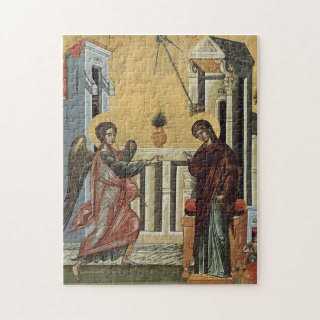 Annunciation Ortodox Christian Icon Pussel (Vertikal)