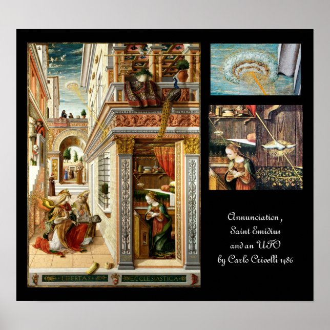 Annunciation, Saint Emidius och UFO Poster (Framsidan)