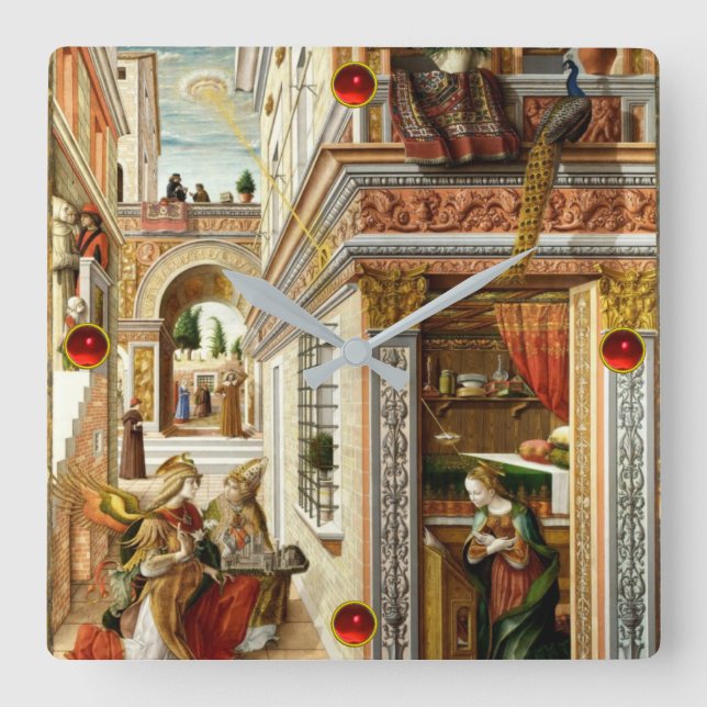 Annunciation, Sanktt Emidius och en UFO Fyrkantig Klocka (Framsida)