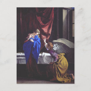 Annunciation till den välsignade Jungfru Mary av O Vykort