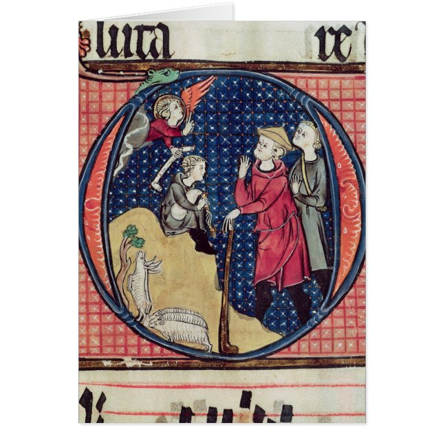 Annunciation till shepherdset hälsningskort (Framsidan)