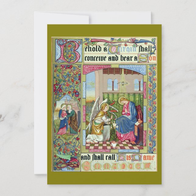 Annunciation Viktorian Era-julkort Kort (Framsida)