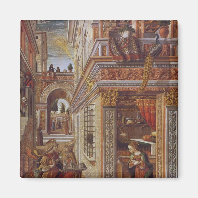 Annunciation with St. Emidius, 1486 Magnet (Framsidan)