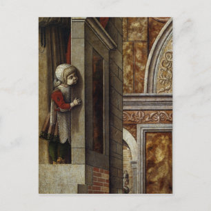Annunciation with St. Emidius, 1486 Vykort
