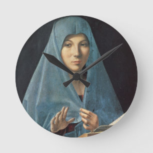 Annunciationen, 1474-75 (olja på panel) rund klocka