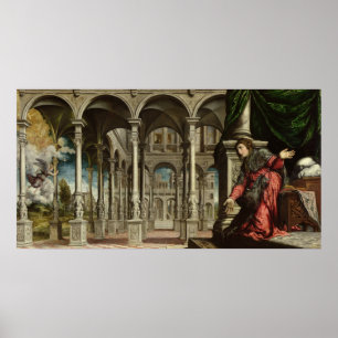 Annunciationen, 1545-50 poster