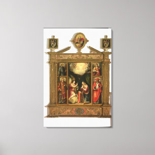 Annunciationen, 1581 canvastryck