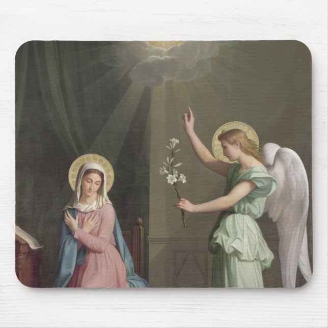 Annunciationen, 1859 musmatta (Framsidan)