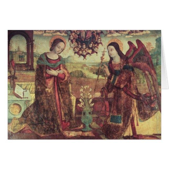 Annunciationen 3 hälsningskort (Framsidan Horizontal)