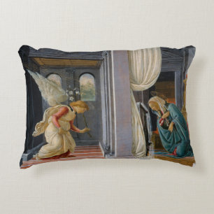 Annunciationen av Sandro Botticelli Prydnadskudde