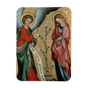 Annunciationen, c.1330 (olja på panel) magnet