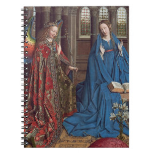Annunciationen, C. 1434 - 36 (olja på kanfas) Anteckningsbok Med Spiral