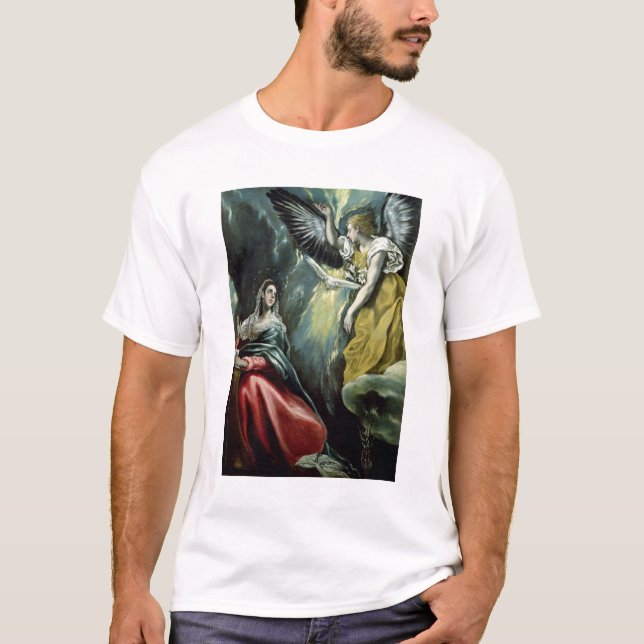 Annunciationen, c.1575 (olja på kanfas) tee (Framsida)