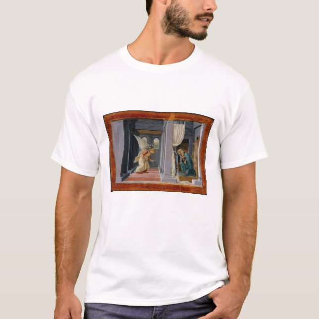 Annunciationen, circa 1485 tee (Framsida)