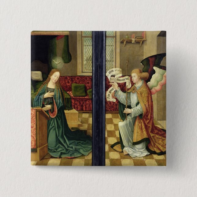 Annunciationen, Cologne skolar Knapp (Framsida)