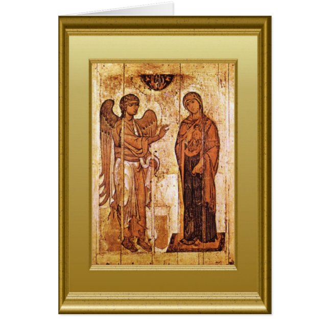 Annunciationen Hälsningskort (Framsidan)