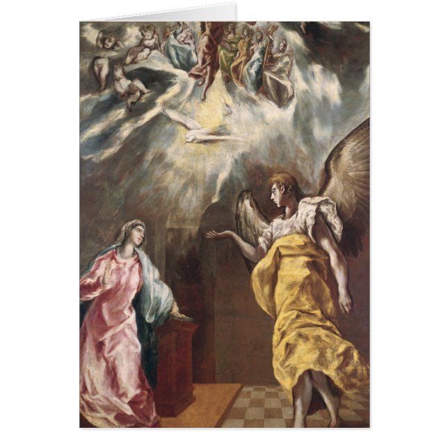 Annunciationen Hälsningskort (Framsidan)