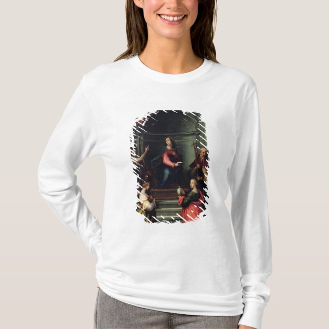 Annunciationen med Saints, 1515 T Shirt (Framsida)