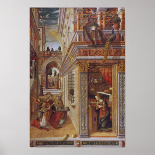Annunciationen med St. Emidius, 1486 Poster