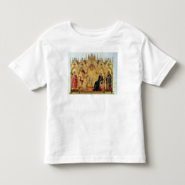 Annunciationen med St Margaret och St. Tee (Framsida)