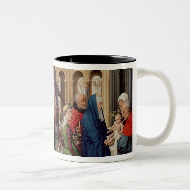 Annunciationen och presentationen i tempel Två-Tonad mugg (Höger)