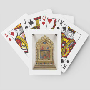Annunciationen och tillbedjan av magina (te casinokort