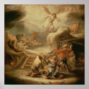 Annunciationen till shepherdset poster