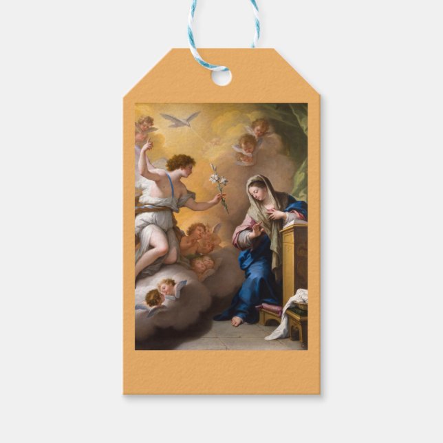 Annunción, Paolo de Matteis Presentetikett (Framsidan)