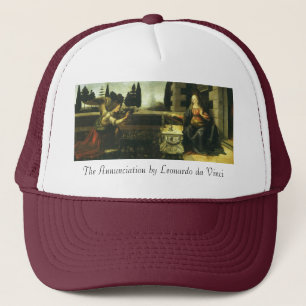 Annunering av Herren av Leonardo da Vinci Truckerkeps