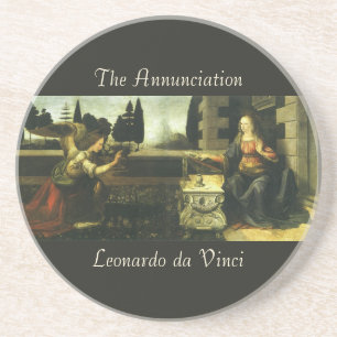 Annunering av Herren av Leonardo da Vinci Underlägg